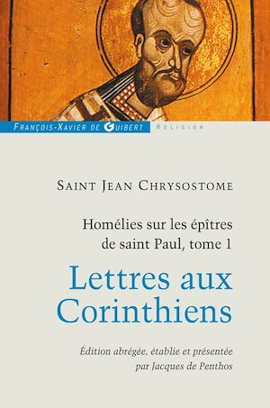 ebook cover of Homélies sur les épîtres de saint Paul T1, by Jean Chrysostome