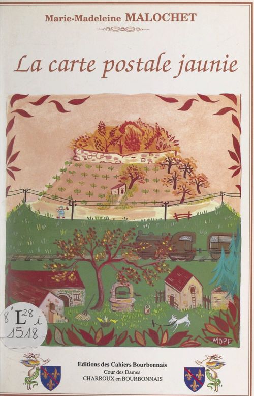 ebook cover of La carte postale jaunie, by Marie-Madeleine Malochet