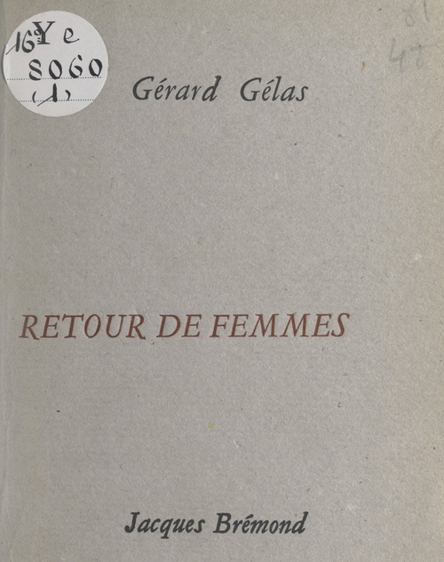 Couverture ebook de Retour de femmes, de Gerard Gelas