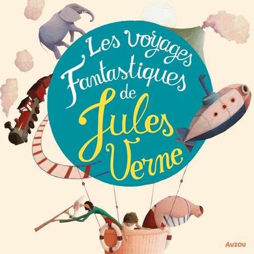 Couverture audiobook de Les voyages fantastiques de Jules Verne - Le tour du monde en 80 jours, 20000 lieues sous les mers et autres aventures, de Claude Carre, Eric Puybaret