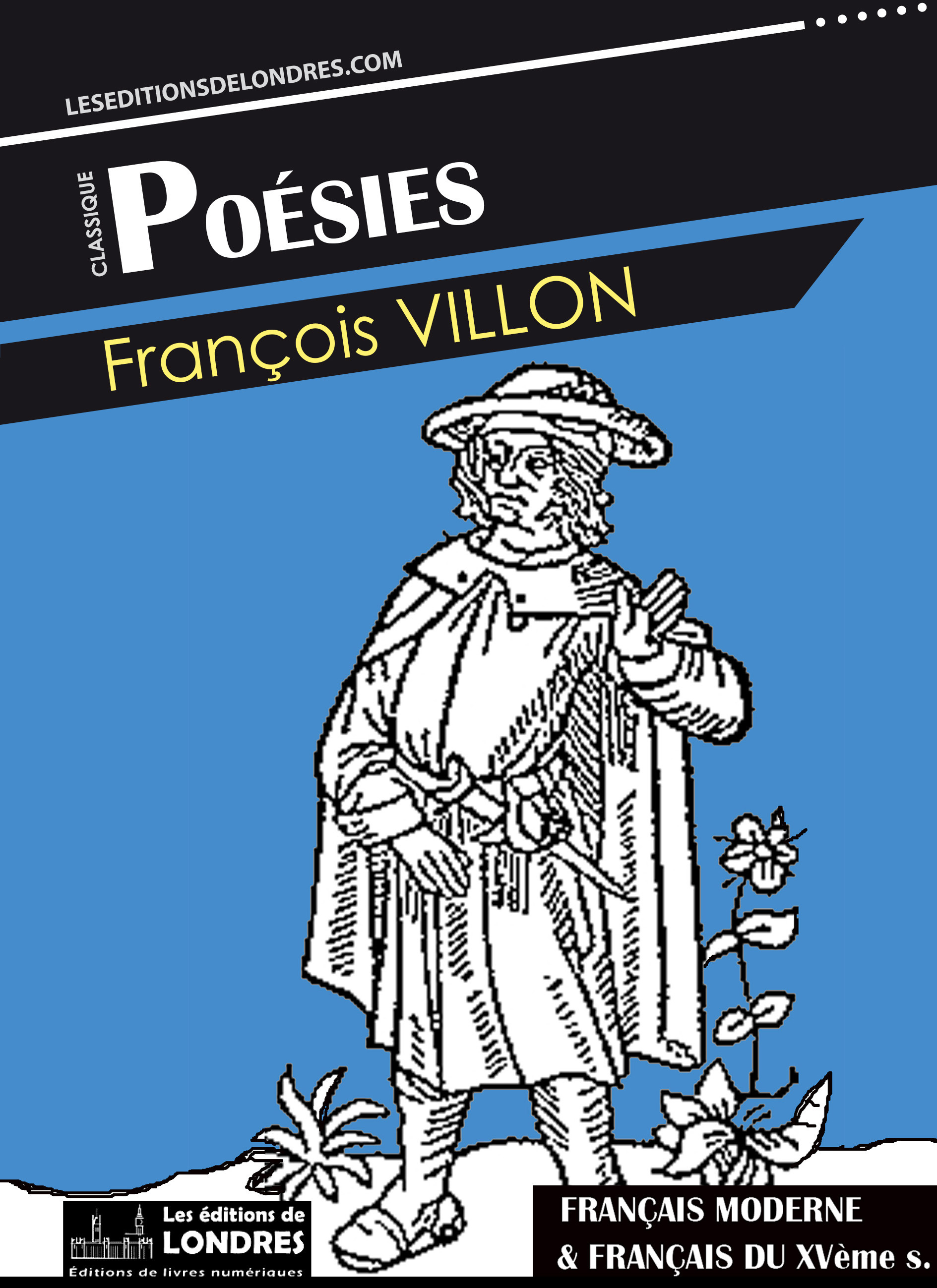 ebook cover of Poésies, by François Villon