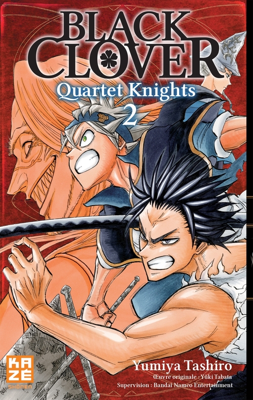 Couverture ebook de Black Clover - Quartet Knights T02, de Yumiya Tashiro