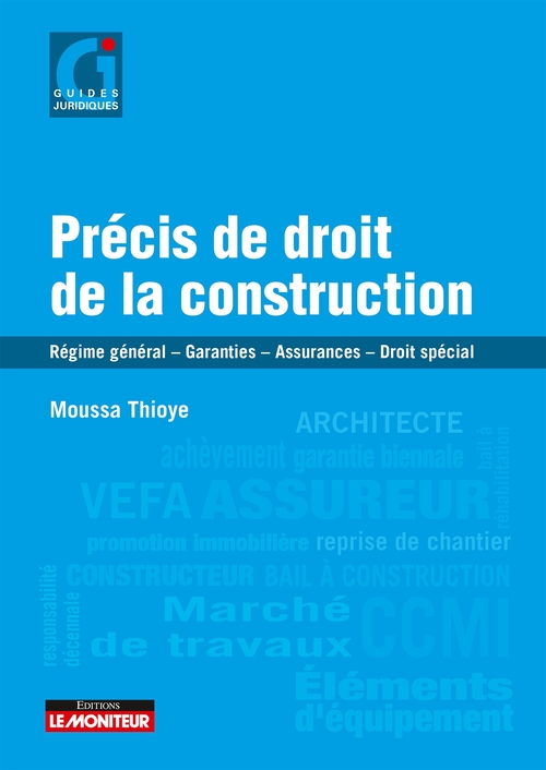 Couverture ebook de Précis de droit de la construction, de Moussa Thioye