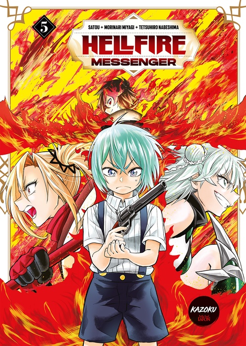 Couverture ebook de Hellfire Messenger - Tome 5, de Satou, Morinari Miyagi