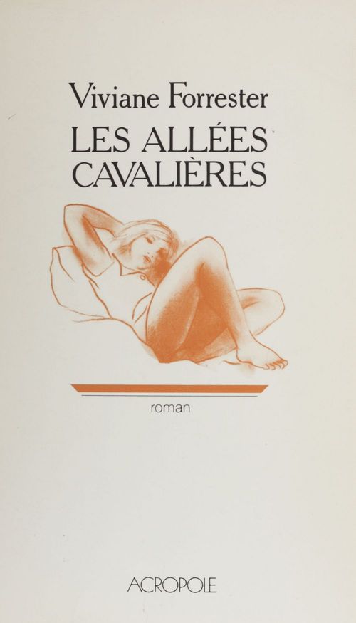 ebook cover of Les Allées cavalières, by Viviane Forrester
