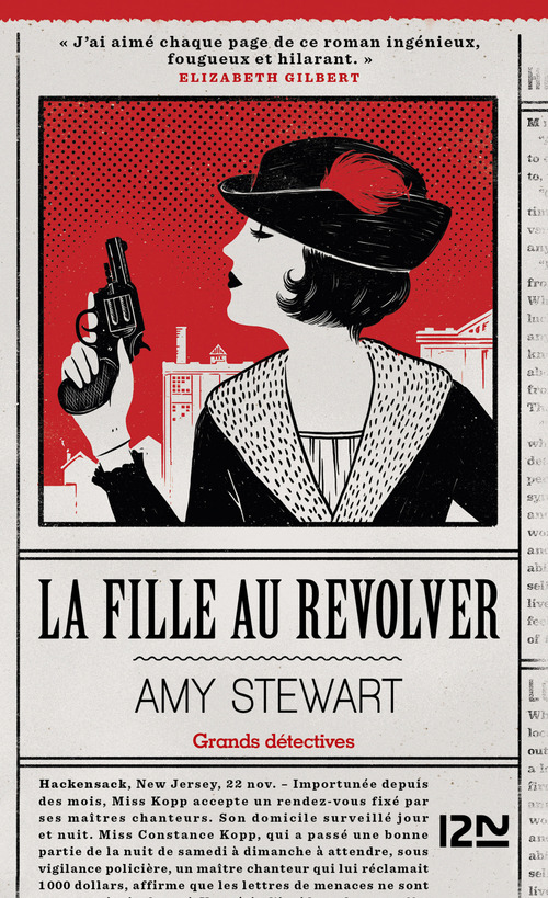 ebook cover of La fille au revolver, by Amy Stewart