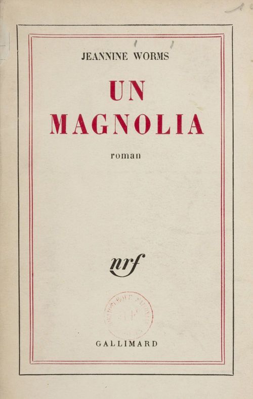 Couverture ebook de Un magnolia, de Jeannine Worms