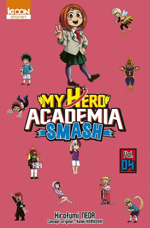 Couverture ebook de My Hero Academia Smash T04, de Kohei Horikoshi, Hirofumi Neda