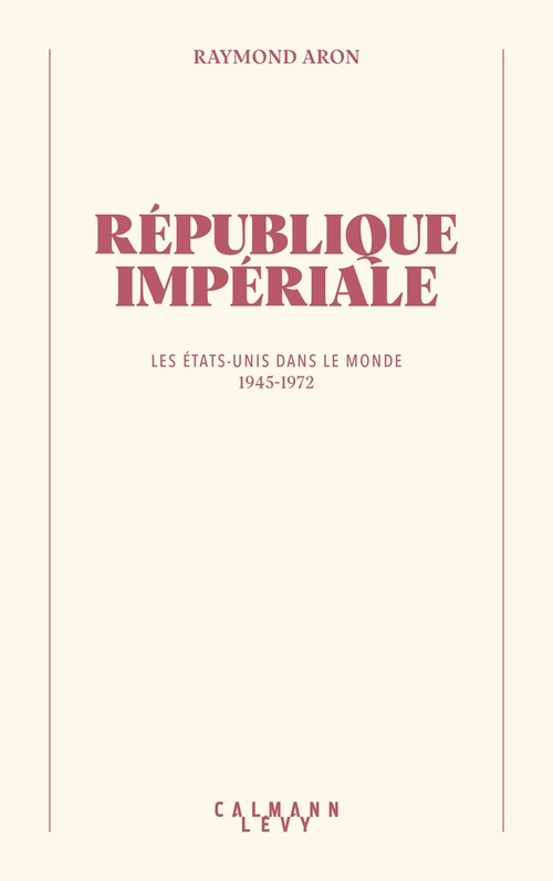 Couverture ebook de République impériale, de Raymond Aron