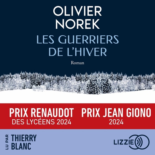 audiobook cover of Les Guerriers de l'hiver, by Olivier Norek