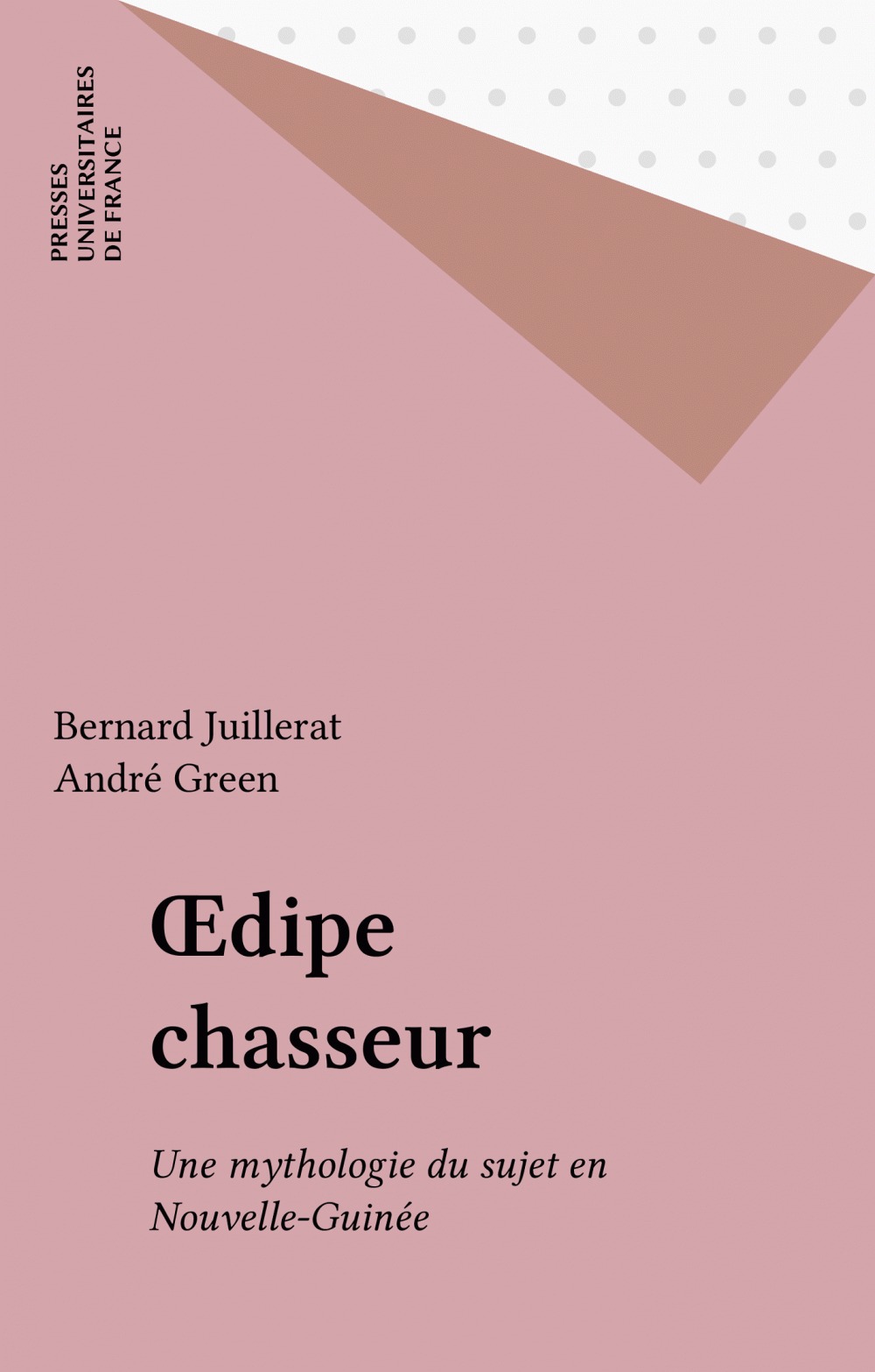 Couverture ebook de OEdipe chasseur, de Bernard Juillerat