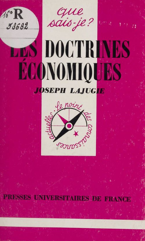 Couverture ebook de Les Doctrines économiques, de Joseph Lajugie