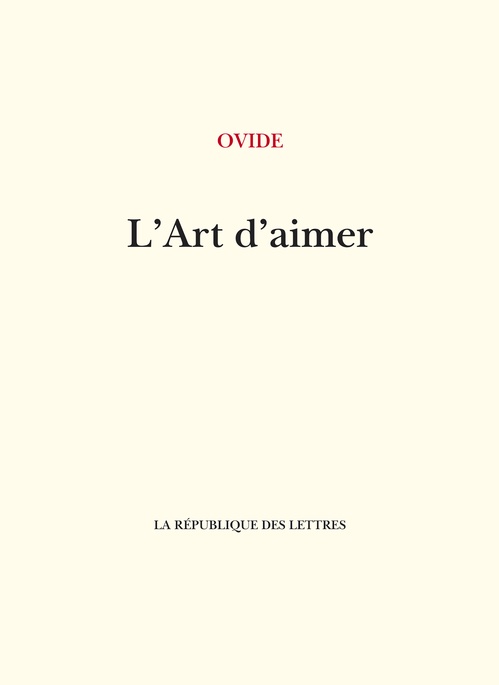 Couverture ebook de L'Art d'aimer, de Ovide, Charles Heguin De Guerle