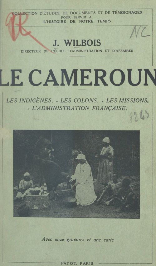 ebook cover of Le Cameroun, by Joseph Wilbois