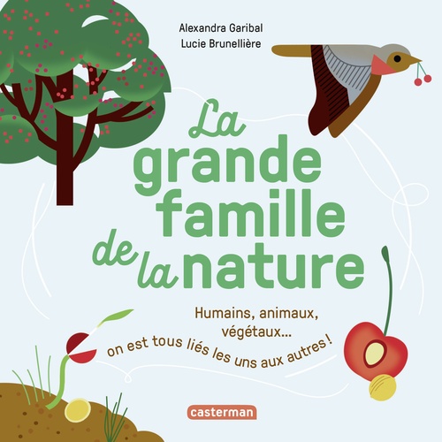 Couverture ebook de Mes imagiers tout carrés - La grande famille de la nature, de Alexandra Garibal, Lucie Brunellière