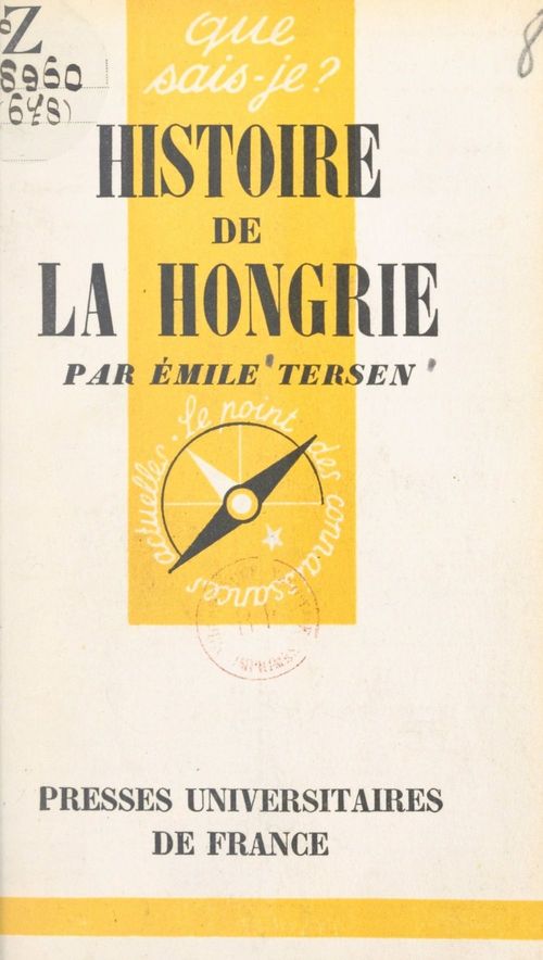 Couverture ebook de Histoire de la Hongrie, de Emile Tersen