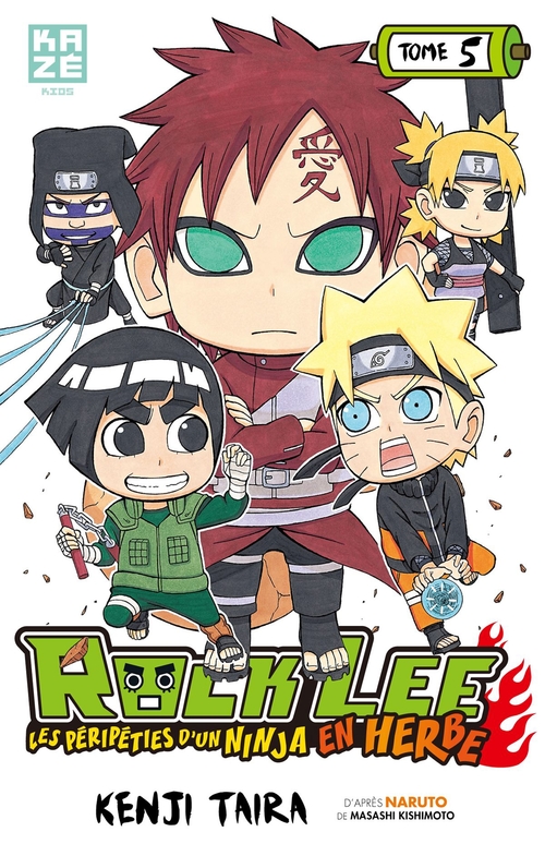 Couverture ebook de Rock Lee T05, de Kenji Taira