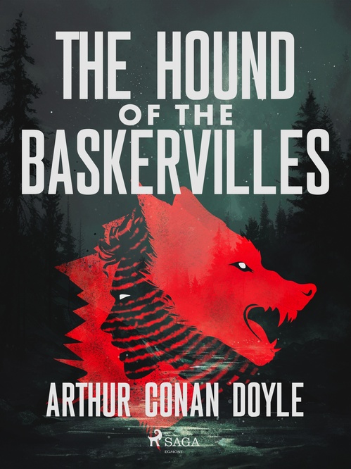 ebook cover of The Hound of the Baskervilles, by Arthur Conan Doyle