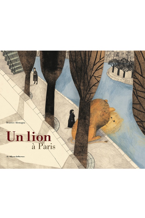 ebook cover of Un lion à Paris, by Beatrice Alemagna
