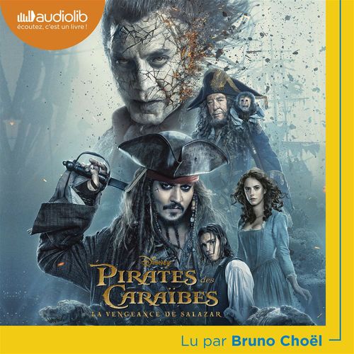 Couverture audiobook de Pirates des Caraïbes - La Vengeance de Salazar, de Disney