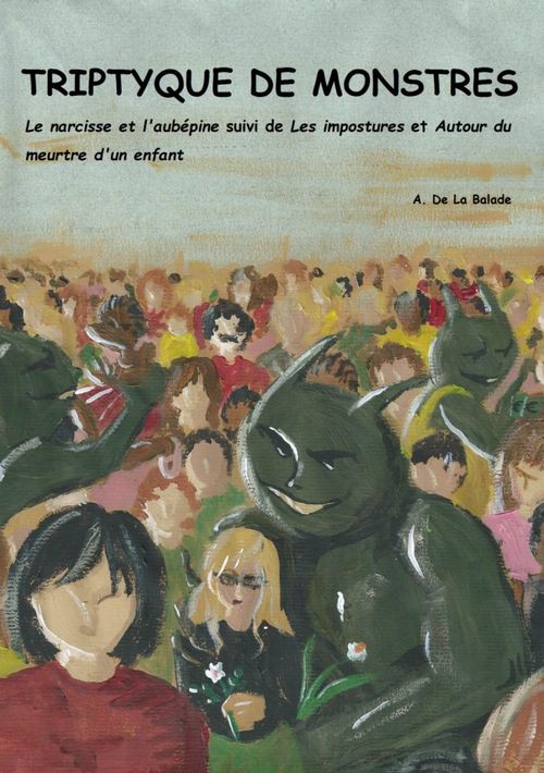 ebook cover of Triptyque de monstres, by Aurelie De La Balade