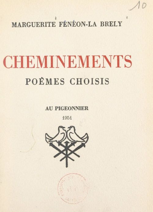 Couverture ebook de Cheminements, de Marguerite Feneon-La-Brely