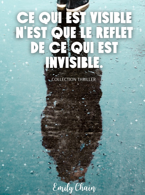 ebook cover of Ce qui est visible n´est que le reflet de ce qui est invisible, by Emily Chain