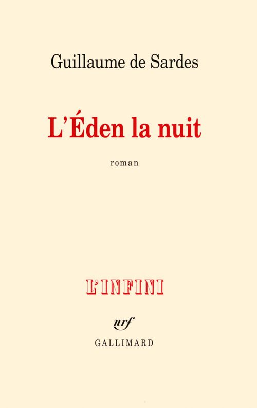 Couverture ebook de L'Éden la nuit, de Guillaume de Sardes