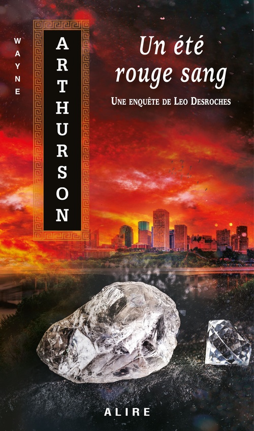 ebook cover of Un été rouge sang, by Arthurson Wayne