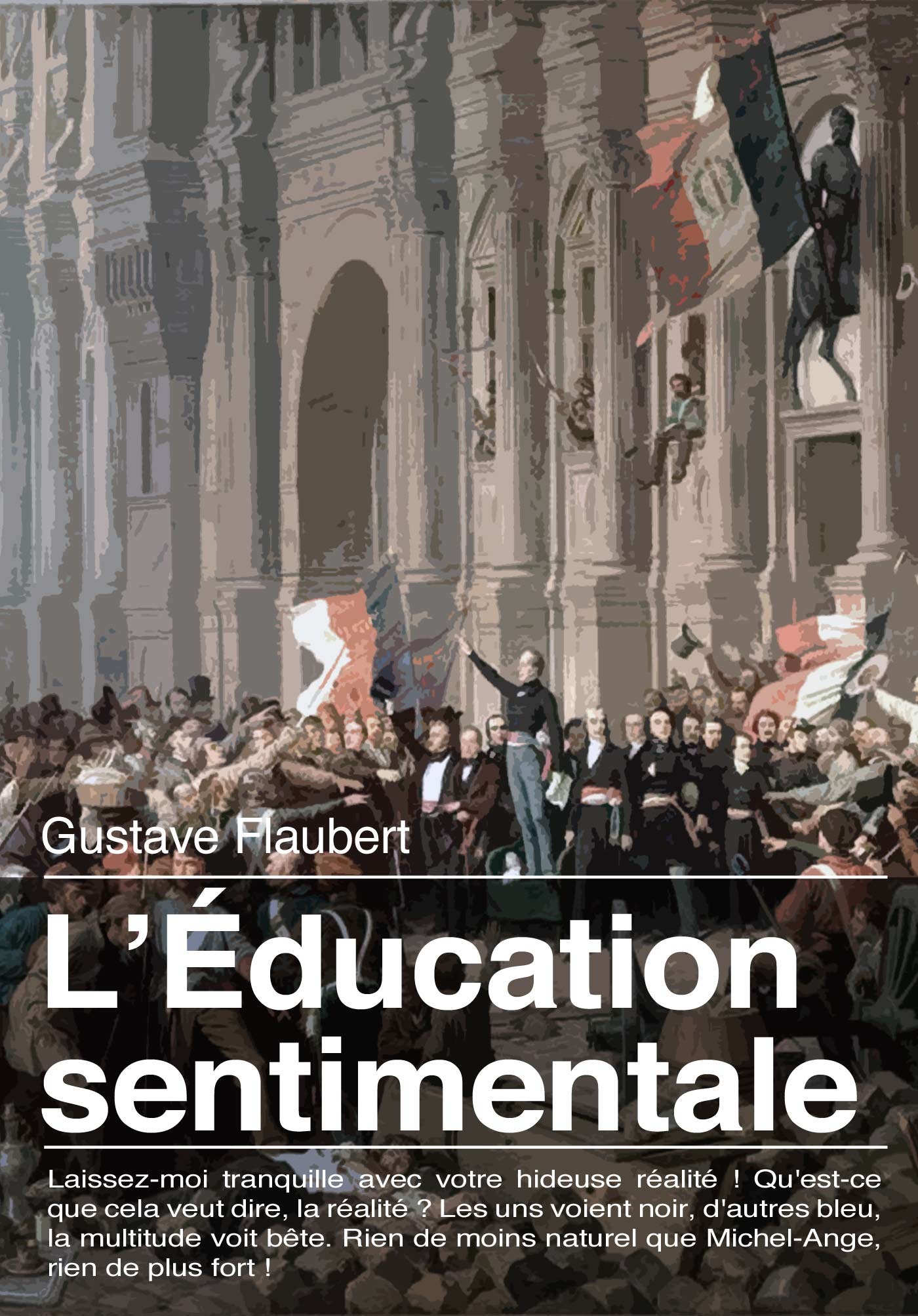 Couverture ebook de L'éducation sentimentale, de Gustave Flaubert