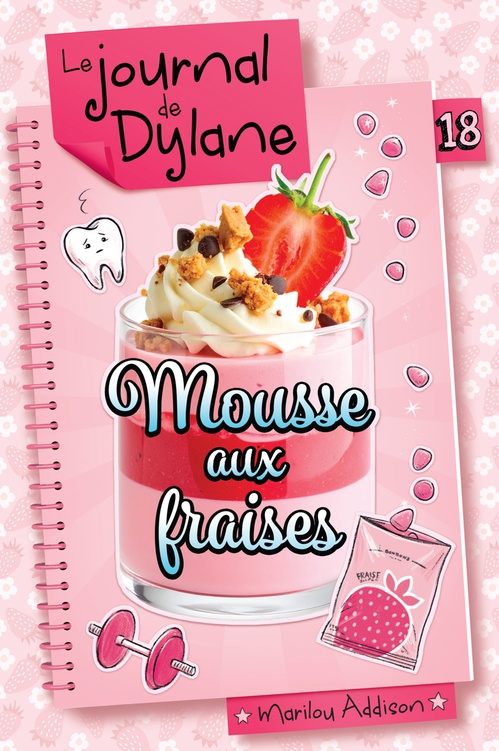 ebook cover of Mousse aux fraises T.18, by Marilou Addison
