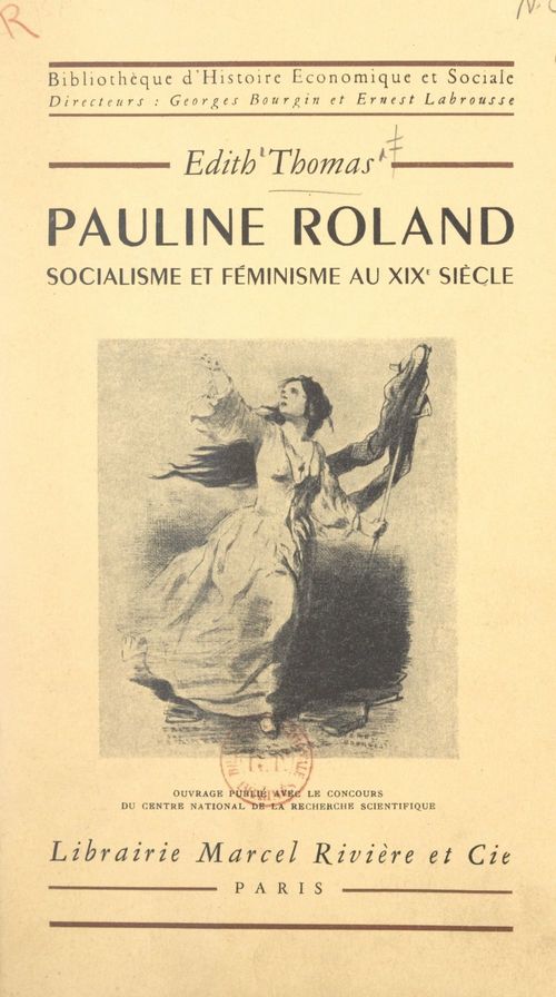 ebook cover of Pauline Roland, socialisme et féminisme au XIXe siècle, by Edith Thomas