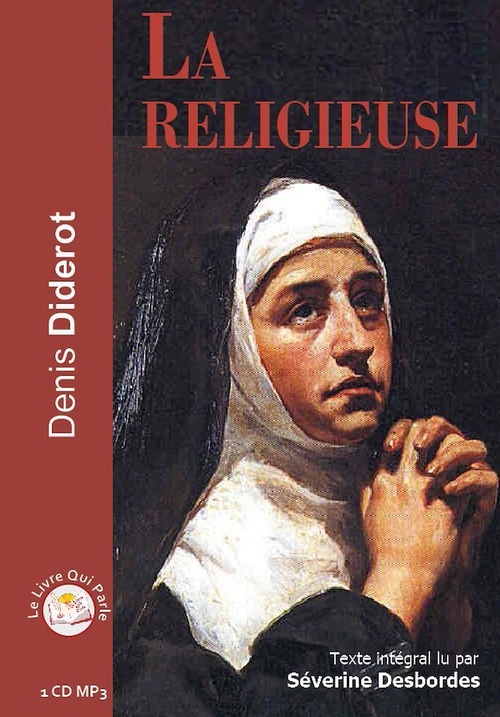 Couverture audiobook de La religieuse, de Denis Diderot, Severine Desbordes