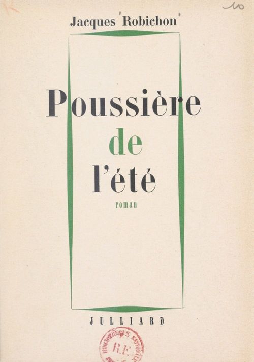ebook cover of Poussière de l'été, by Jacques Robichon