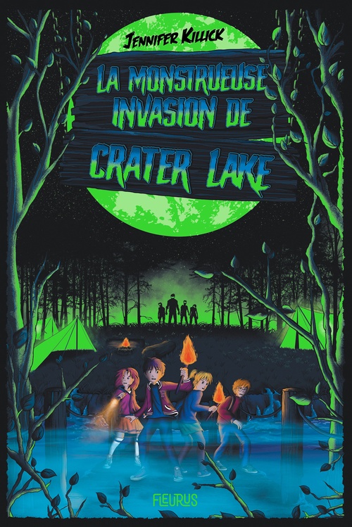 ebook cover of La monstrueuse invasion de Crater Lake, by Jennifer Killick