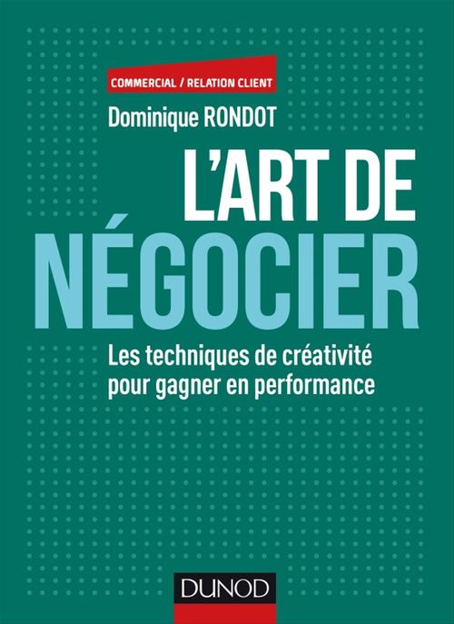 Couverture ebook de L'art de négocier, de Dominique Rondot