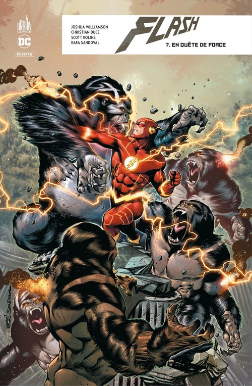 Couverture ebook de Flash Rebirth - Tome 7 - En quête de force, de Joshua Williamson