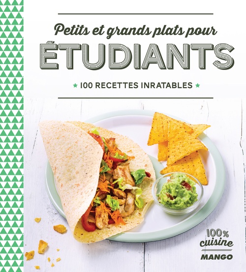Couverture ebook de Petits et grands plats pour étudiants, de Collectif