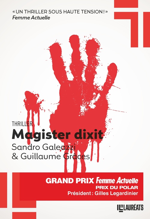 Couverture ebook de Magister Dixit - Prix Femme actuelle du Thriller  2020, de Sandro Galeazzi