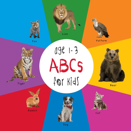 Couverture ebook de ABC Animals for Kids age 1-3 (Engage Early Readers: Children's Learning Books), de Dayna Martin