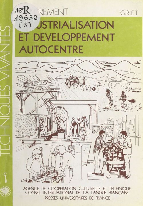 Couverture ebook de Industrialisation et développement autocentré, de Ecrement M.