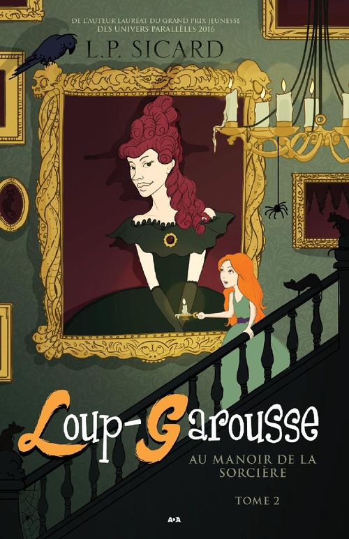 Couverture ebook de Au manoir de la sorcière, de Louis-Pier Sicard