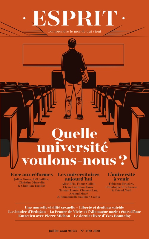 Couverture ebook de Esprit - Quelle université voulons-nous ?, de Collectif