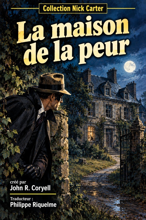 ebook cover of La maison de la peur, by John R. Coryell