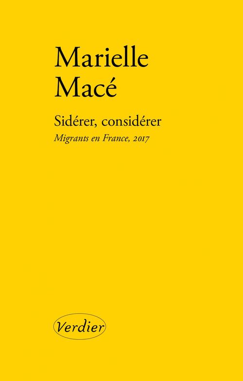 Couverture ebook de Sidérer, considérer, de Marielle Macé