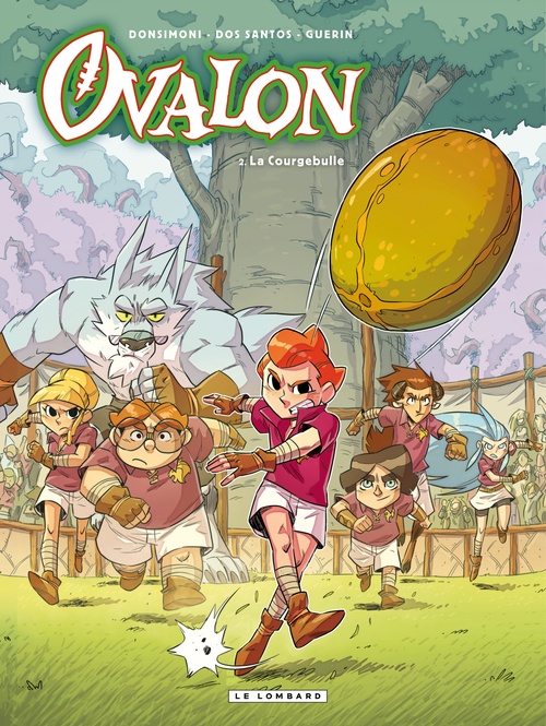 Couverture ebook de Ovalon - Tome 2 - La Courgebulle, de Sylvain Dos Santos, Rémi Guerin, Régis Donsimoni