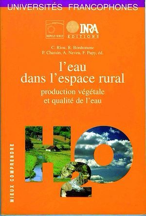 Couverture ebook de L'eau dans l'espace rural, de Collectif