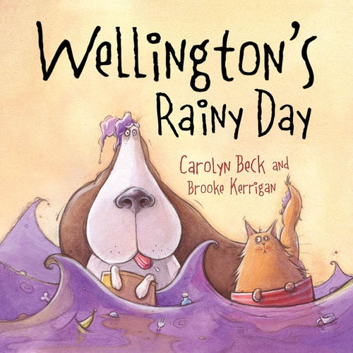 ebook cover of Wellington's Rainy Day, by Carolyn Beck