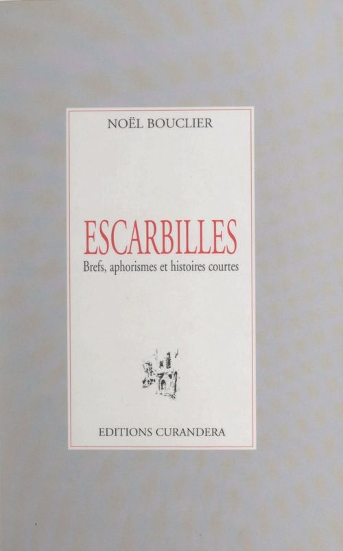 ebook cover of Escarbilles, by Noel Bouclier
