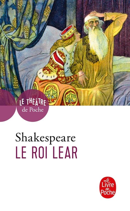 ebook cover of Le Roi Lear, by William Shakespeare